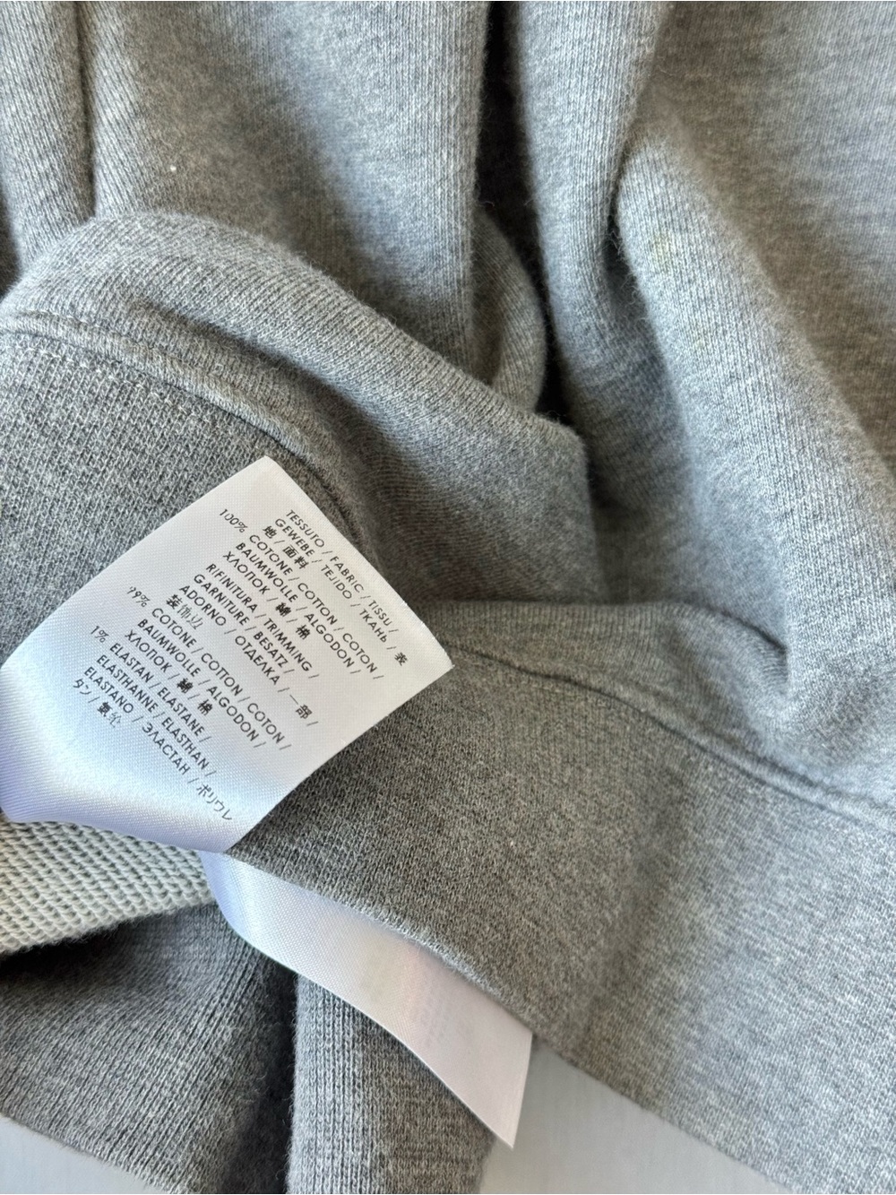 McQ by Alexander McQueen Grey Sweatshirt with Black Swallow Motif - Oversized XS - Picture 7 of 7